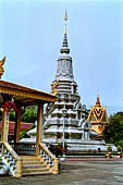 Phnom Penh - Silver Pagoda compound, king Ang Duong Stupa 